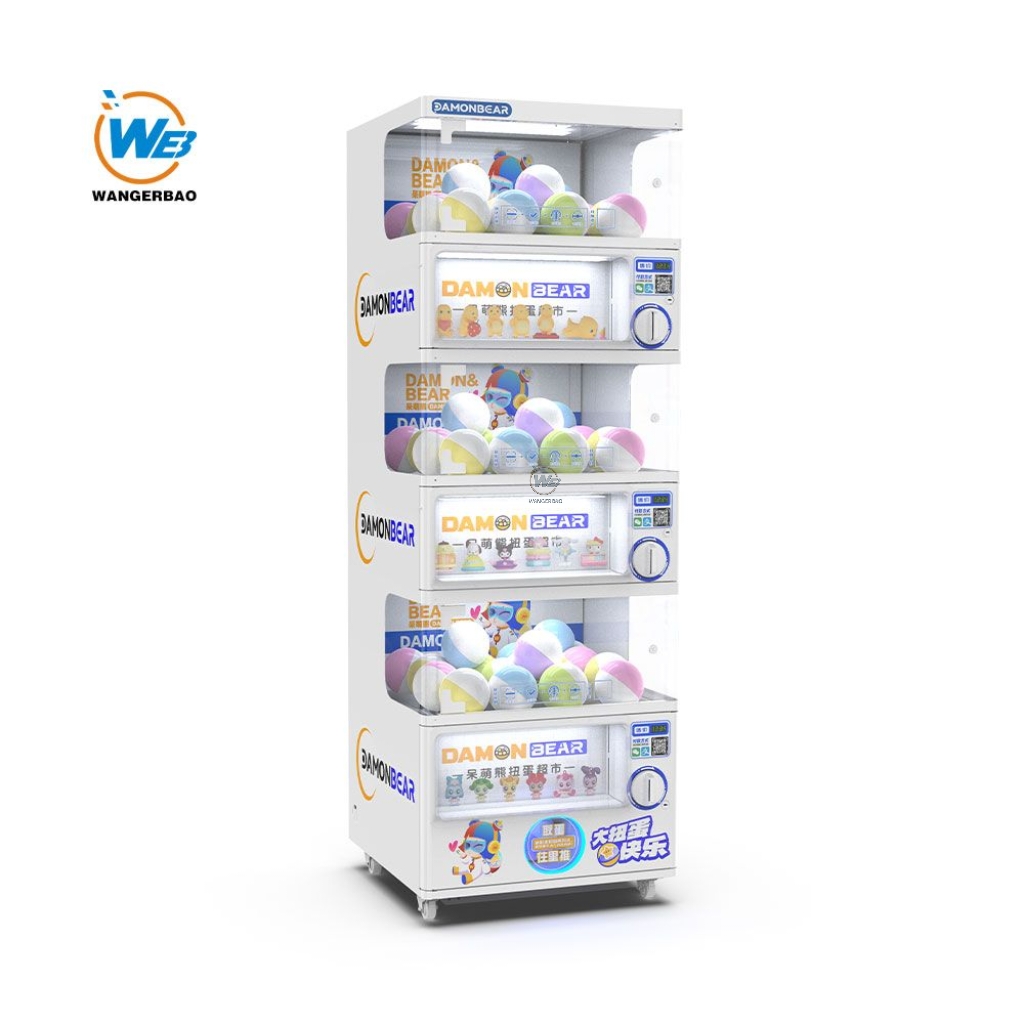 Gashapon Machine-2024 Brand New Special Offer Triple-deck Capsule Vending Machin …