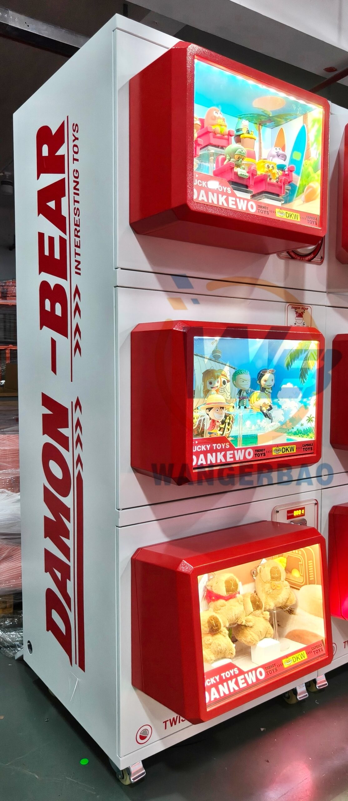 new triple-deck 12-15cm gacha machine-4