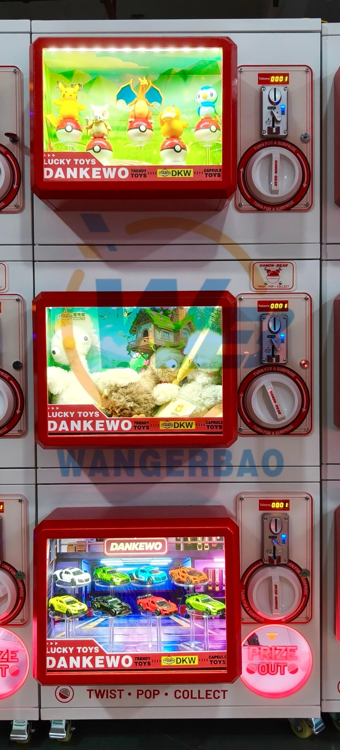 new triple-deck 12-15cm gacha machine-9